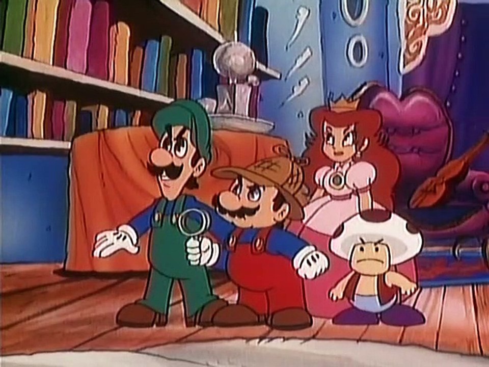 Super Mario Brothers Super Show 22  Adventures of Sherlock Mario, NINTENDO game animation