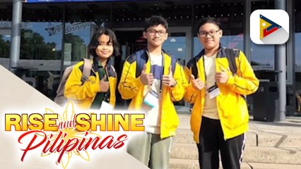 3 estudyante na miyembro ng CSRT, wagi sa Federation of International Robot Sports Association...