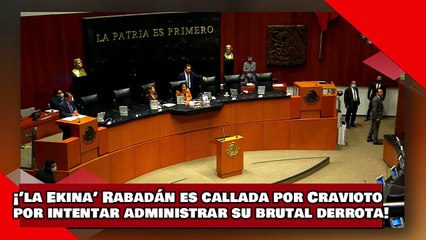 ¡VEAN! ¡’la Ekina’ Rabadán es callada por César Cravioto por intentar administrar su brutal derrota!