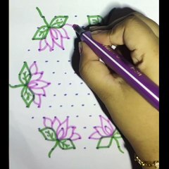 13*7 dots simple and easy rangoli||13 chukkala muggulu||Pulli kolam||BY SSRangoliAndArts