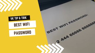 Best Wifi Password