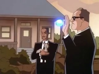 Men In Black (MIB: The Series) 01 The Long Goodbye Syndrome 1, animation based on the science fiction film Men in Black
