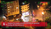 Esenyurt'ta büyük denetim: 16 silah ele geçirildi, aranan 86 kişi yakalandı