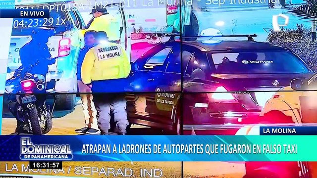 La Molina: capturan a delincuentes que robaron autopartes