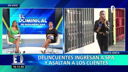 Santa Anita: delincuentes ingresan a spa y asaltan a clientes
