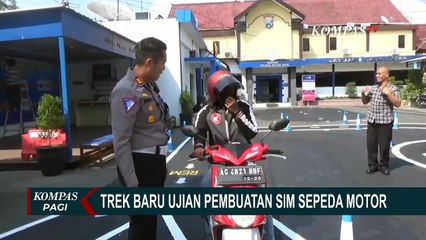 Polres Kota Blitar Mulai Terapkan Lintasan Baru Ujian Praktik SIM C