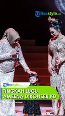 Tingkah Lucu Ameena Diajak Aurel Hermansyah ke Atas Panggung Konser Kris Dayanti, Atta Anak Pinter