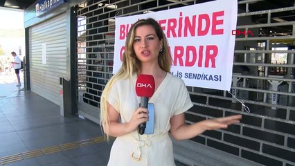 İzmir'de Metro ve Tramvay Çalışanları Grevde