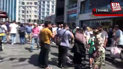 İstiklal Caddesi'nde çocuğunu kaybeden turist büyük panik yaşadı