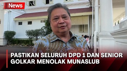 Isu Munaslub Semakin Gencar, Airlangga Pastikan Seluruh DPD 1 dan Senior Menolak