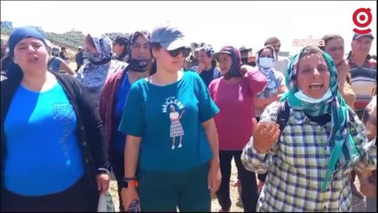 Antakya Dikmece köylülerinin arazilerine jandarma eşliğinde iş makinaları girdi: Keşke bu kalabalığı depremde görseydik