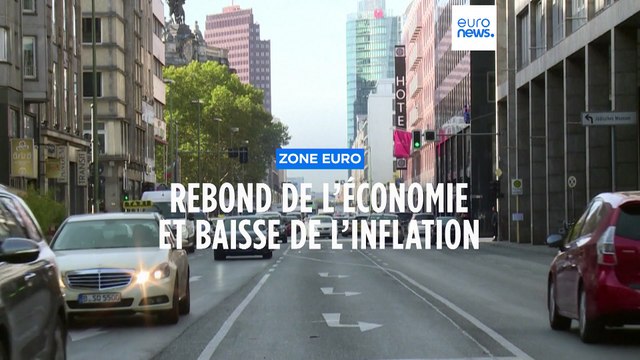Zone euro : léger rebond de la croissance (+0,3%), l'inflation continue de ralentir (+5,3%)