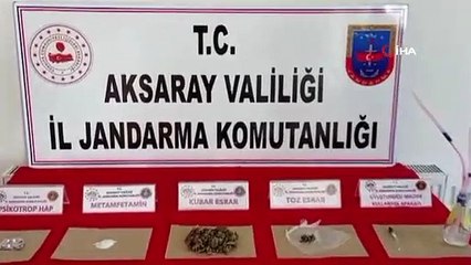Şüphelinin üzerinden 4 ayrı uyuşturucu çıktı