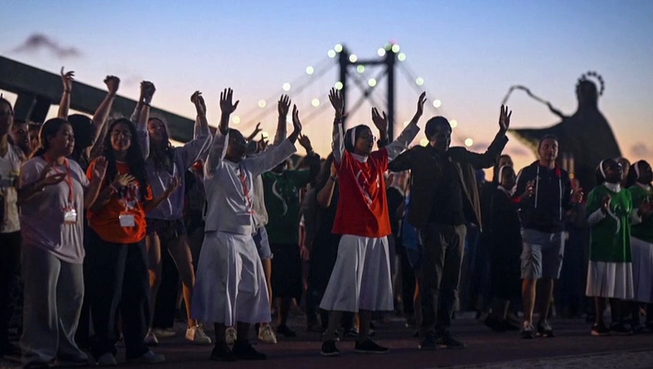Ansturm auf Lissabon zum katholischen Weltjugendtag