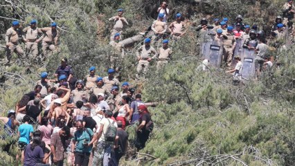 Akbelen Ormanı'nda hareketli dakikalar