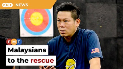 Caring Malaysians to the rescue of broken squash hero