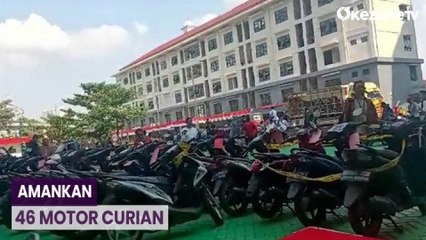 Polres Jakbar Ringkus 37 Pencuri Kendaraan Bermotor