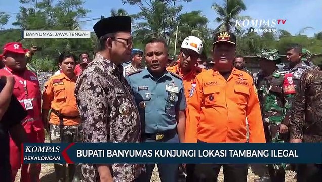 Bupati Banyumas Usulkan Penutupan Tambang Ilegal Tempat 8 Penambang Terjebak