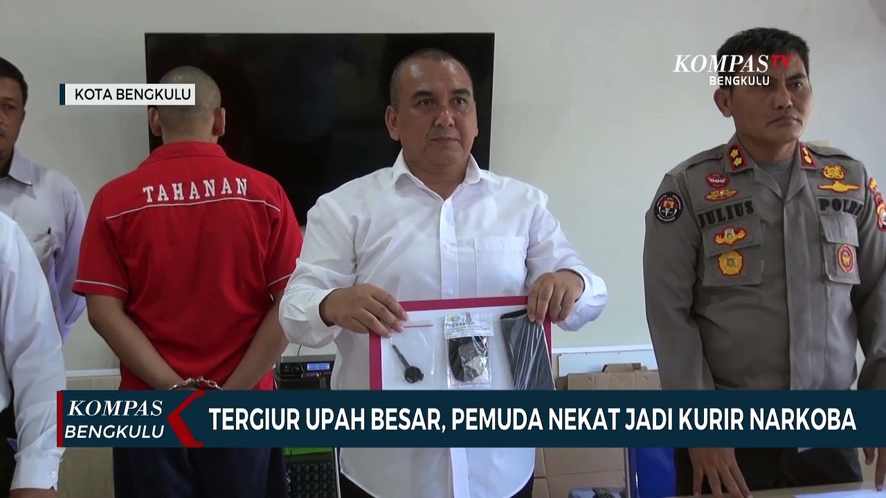 Tergiur Upah Besar, Pemuda Nekat Jadi Kurir Narkoba