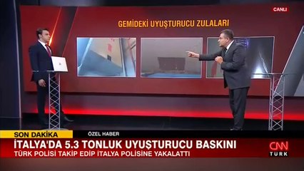 Türk polisi peşine düştü İtalya polisi yakaladı... 5.3 tonluk uyuşturucu baskını