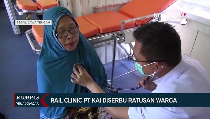 Download Video: Rail Clinic PT KAI di Stasiun Prupuk Diserbu Ratusan Warga