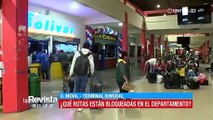 Santa Cruz, sin salidas a Trinidad y Brasil por bloqueos en Paila y Puerto Suárez