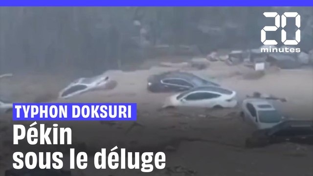 Typhon Doksuri : Inondations mortelles à Pékin #Shorts