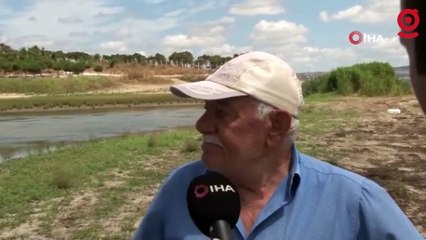 Büyükçekmece Gölü'nde su seviyesi yüzde 18'e geriledi: Göl havadan görüntülendi