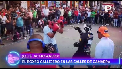 Estibadores de Gamarra buscan reducir el estrés por medio de prácticas de boxeo