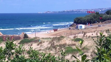 Des boulets de canon trouvés dans la mer du village de Şile Sofular