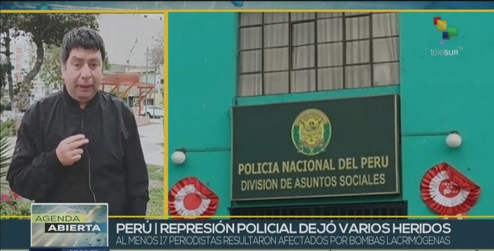 Manifestaciones en Perú agravan represión policial contra periodistas
