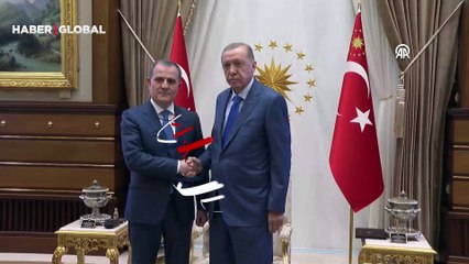 Cumhurbaşkanı Erdoğan, Azerbaycan Dışişleri Bakanı Bayramov'u kabul etti