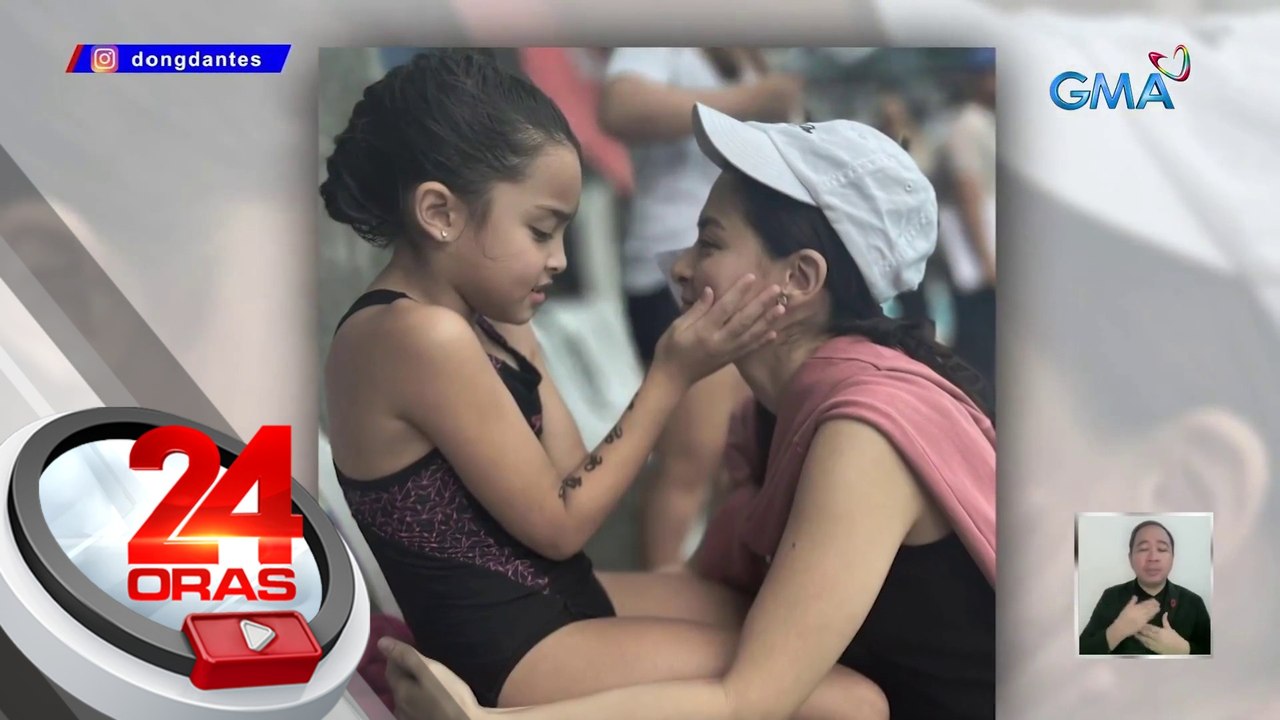 Marian Rivera at Dingdong Dantes, very proud kay Zia nang magwagi ng 6 medals sa swimming competition | 24 Oras
