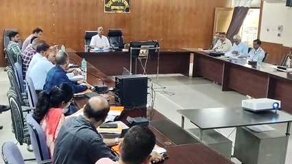 सतत विकास लक्ष्यों को लेकर समीक्षा बैठक आयोजित
