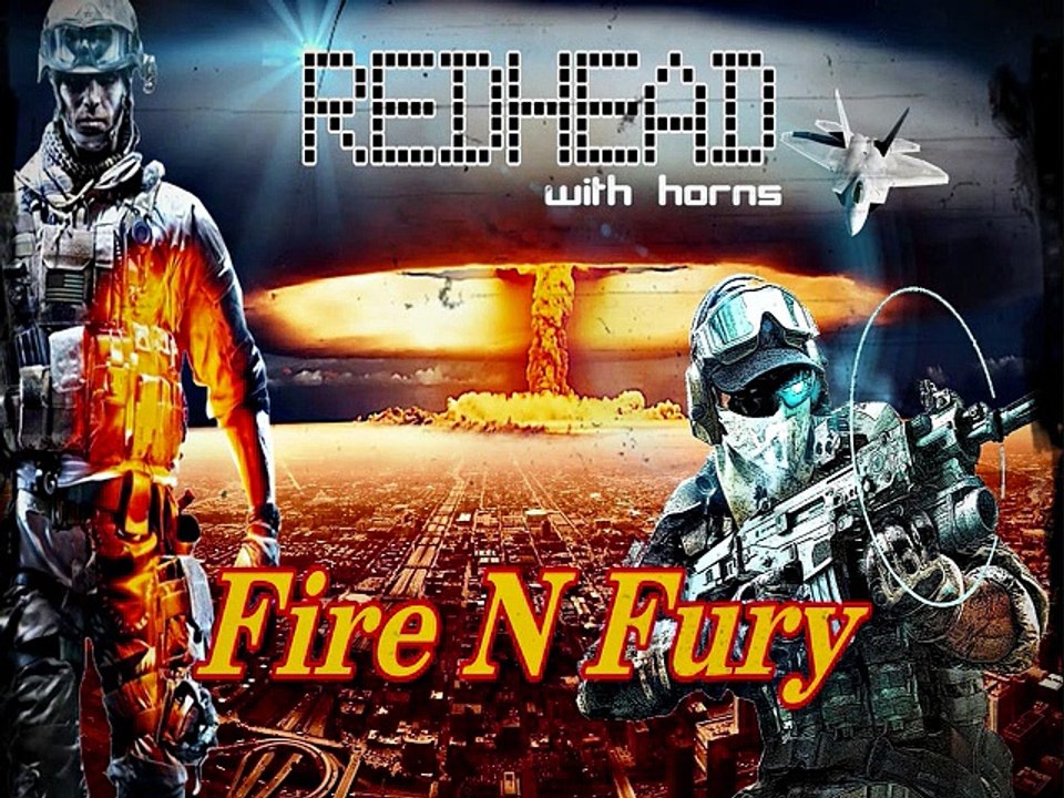 Redhead with Horns - fire n fury