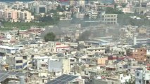تجدد الاشتباكات العنيفة على محاور عدة بمخيم عين الحلوة في لبنان