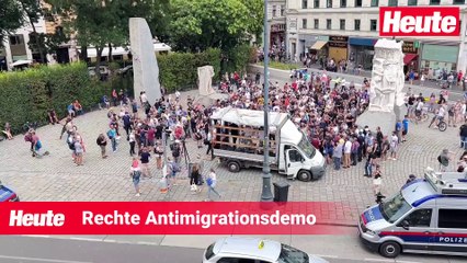 Polizist bei Flaschenwurf verletzt – Demo eskaliert