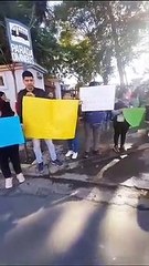 Protesta precarizados del Hogar de Ancianos