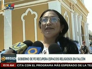 Misión Venezuela Bella recuperó espacios religiosos en el estado Falcón
