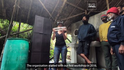 Meet the environmentalist teaching natural building techniques in India