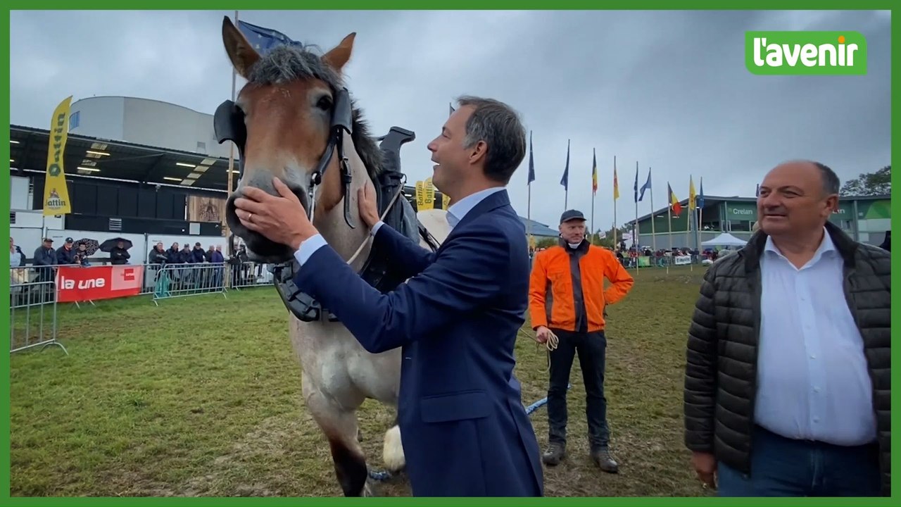 Foire de Libramont, visite d'Alexander De Croo