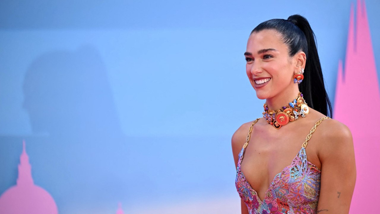 Dua Lipa Wore Nothing But a Thong Underneath Her See-Through Mermaidcore Crochet Gown