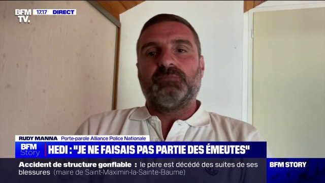 Affaire Hedi: Si les policiers ont fait une faute, ils seront sévèrement sanctionnés , estime Rudy Manna (porte-parole du syndicat Alliance Police Nationale)