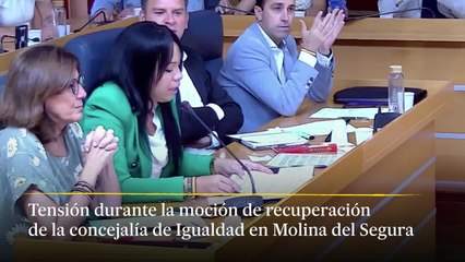 Momentos de tensión en el último pleno del Ayuntamiento de Molina del Segura