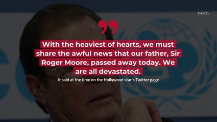 Roger Moore's Cause Of Death: THIS Is What The "Bond" Star Died Of
