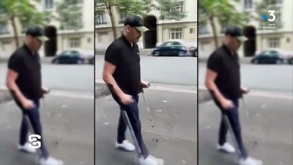 Matthieu Lartot dévoile pour la première fois sa prothèse dans Stade 2