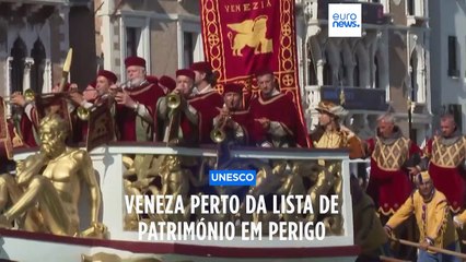 Veneza pode entrar na lista do Património em Perigo