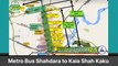 Metro Bus Kala Shah Kaku|Shahdara Metro Bus Station|Metro Bus Extension|Shahdara Flyover Project