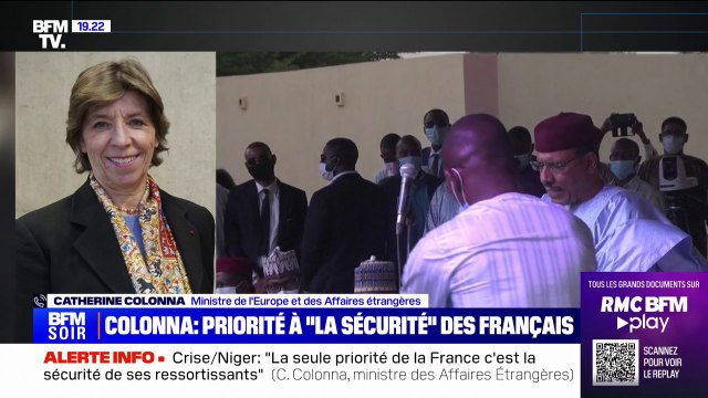 Crise au Niger: Il faut revenir rapidement à l'ordre constitutionnel , estime la ministre des Affaires étrangères, Catherine Colonna