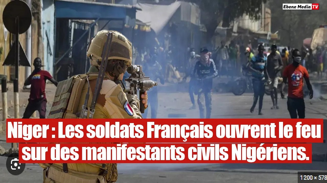 Crise au Niger: Les soldats Français ouvrent le feu sur des civils Nigériens.